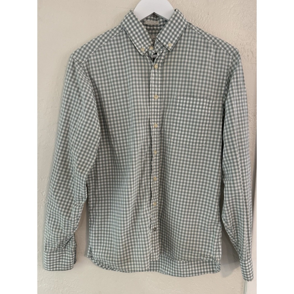 Taylor Stitch The Jack Everyday Button Down Shirt Pocket Oxford Check Preppy